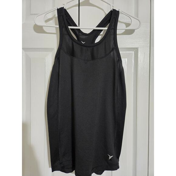 Old navy active small women's black go dry semi fitted athletic tank top - Picture 1 of 9